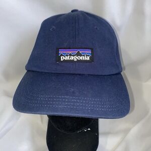 Patagonia Hat Cap Adjustable Blue P-6 Label Traditional Strapback